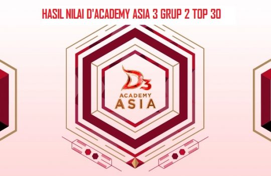 Hasil Nilai Tertinggi DA Asia Grup 2 Top 30 Tadi Malam