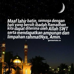 DP BBM Kata Mohon Maaf Lahir Batin Sebelum Puasa Ramadan