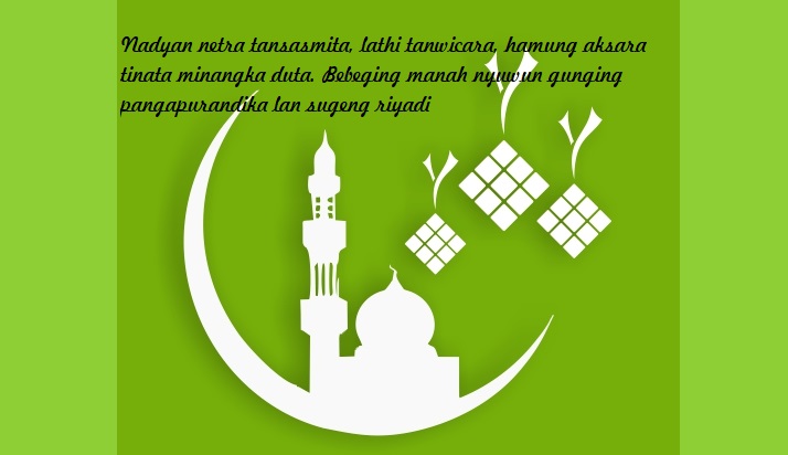 Kata Ucapan Maaf, Selamat Idul Fitri Dalam Bahasa Jawa 