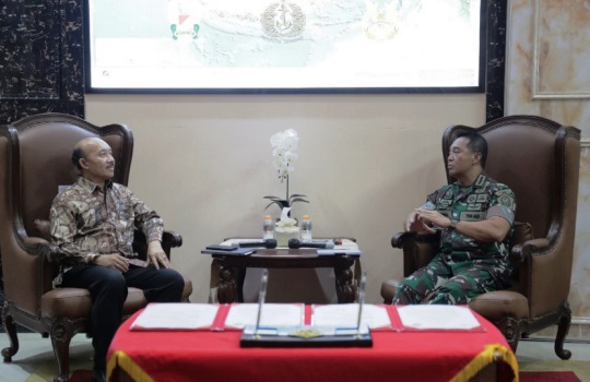 Perkuat Pendidikan Karakter Bangsa, Jenderal Andika Dukung Kerja Sama UPER dan TNI