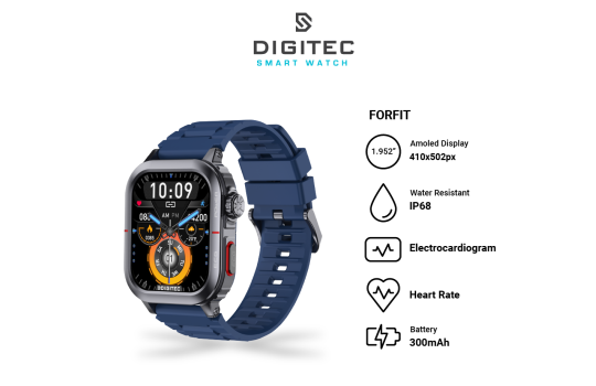 Jam Tangan Digitec Smartwatch FORFIT Amoled Original